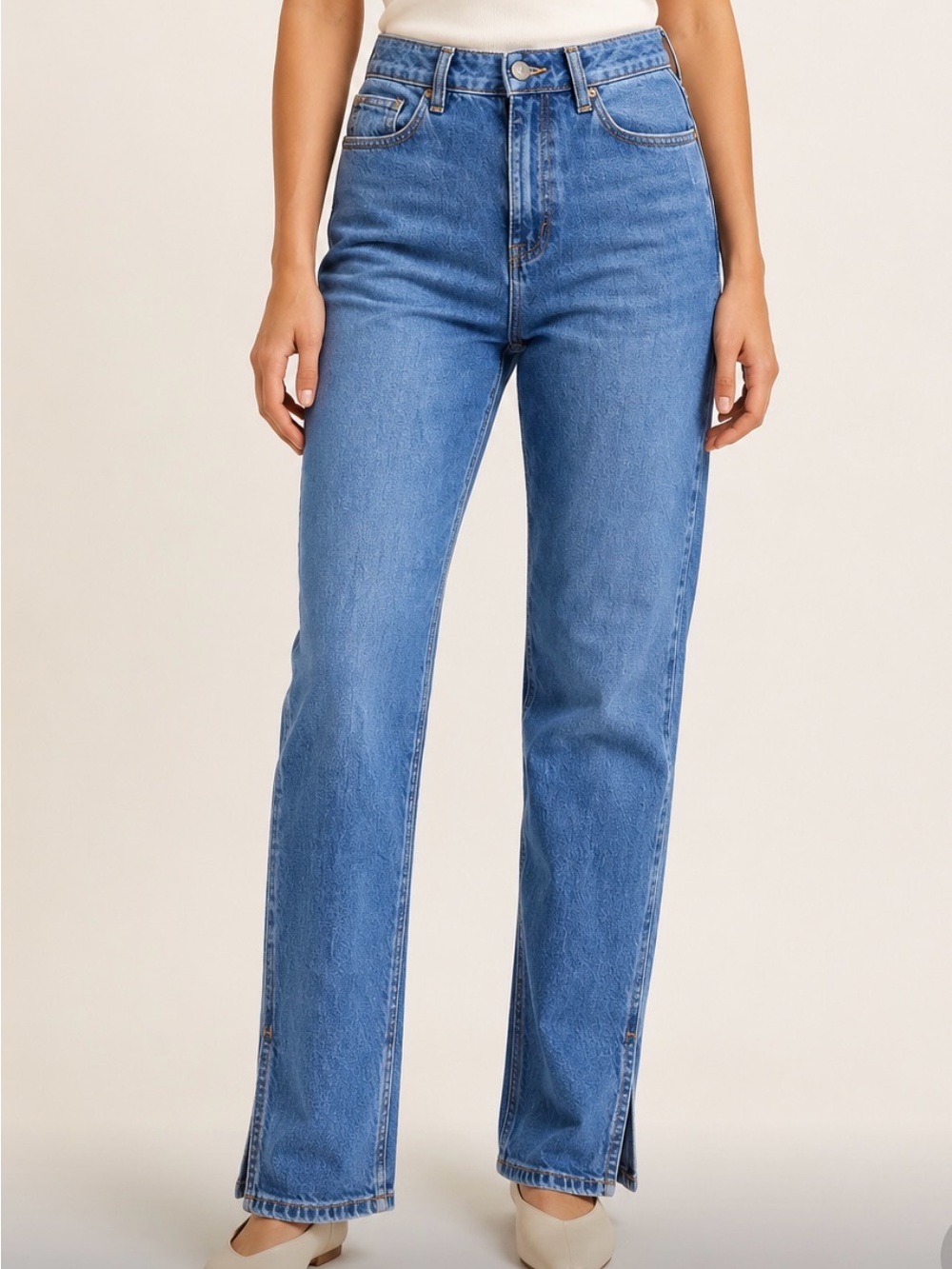 Habitual High-Rise Denim Jeans in Medium Blue Wash size 0/25